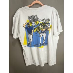 1990s Miller Lite Distressed Full Contact Golf Tee XL Beer Streetwear Y2K VTG